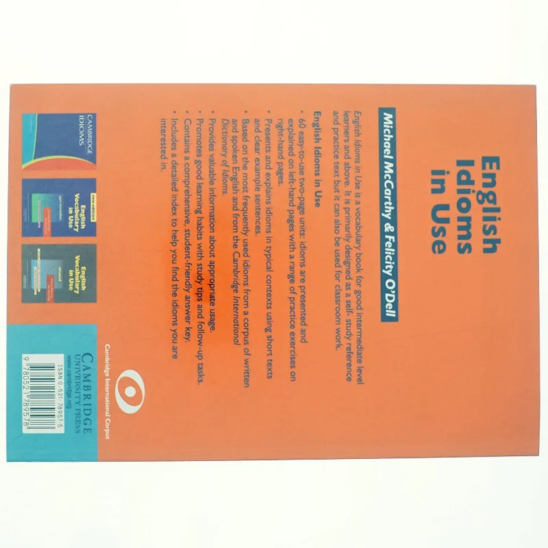 English idioms in use : 60 units of vocabulary reference and practice : self-study and classroom use (Bog)