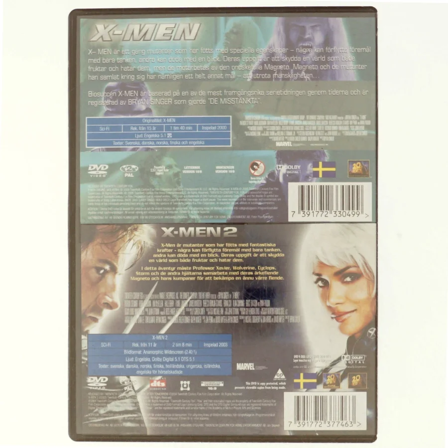 X-men + X-men 2