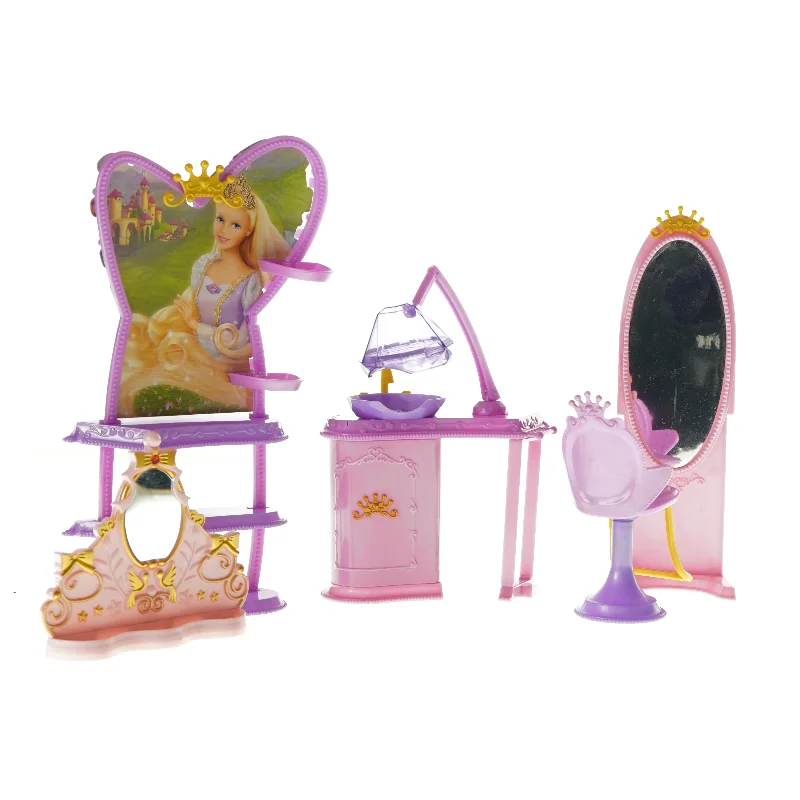 Frisørsalon fra Barbie som Rapunzel 