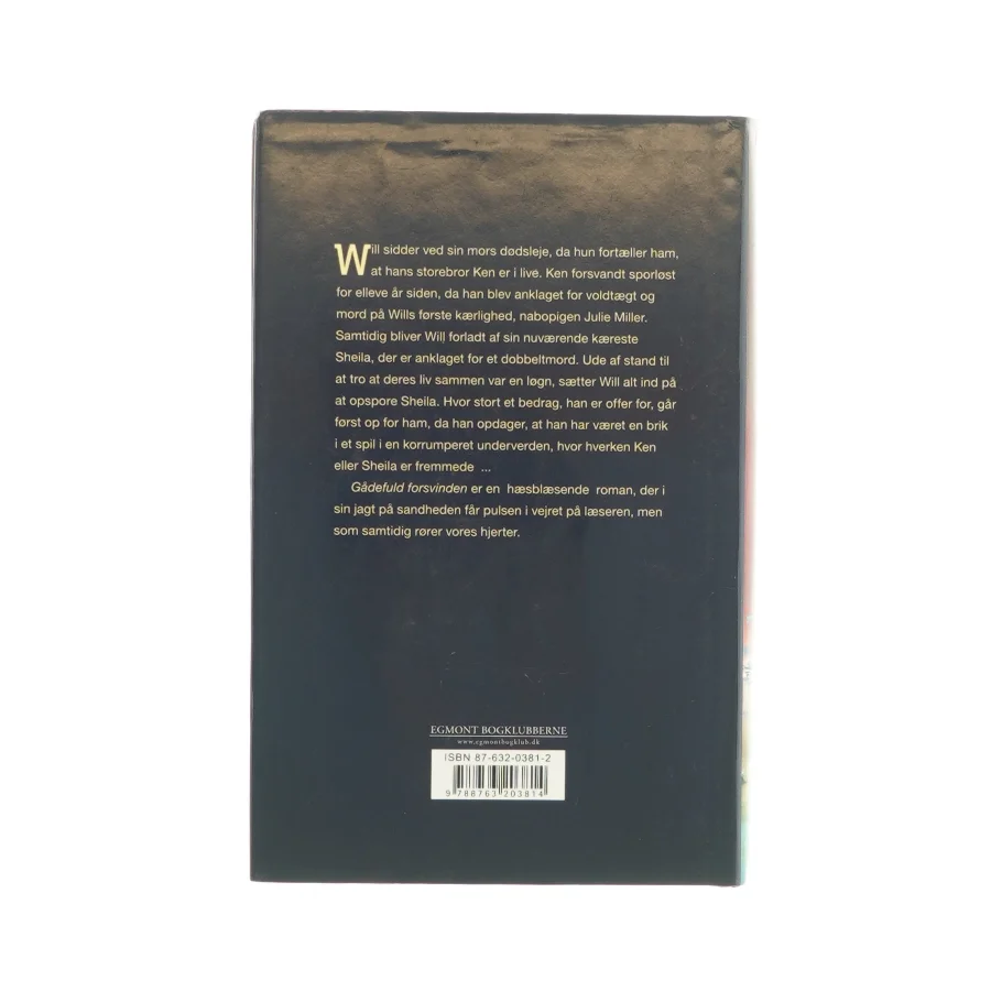 Gådefuld forsvinden af Harlan Coben (bog)