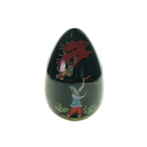 Pynte æg i sort med detaljer 