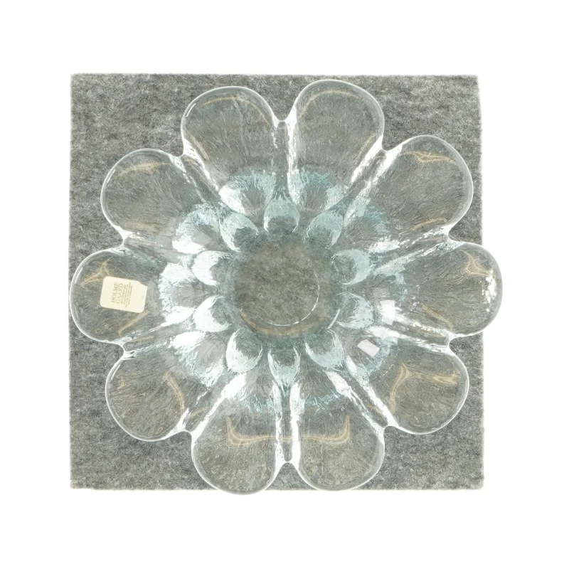 Skål i klart glas fra Holmegaard