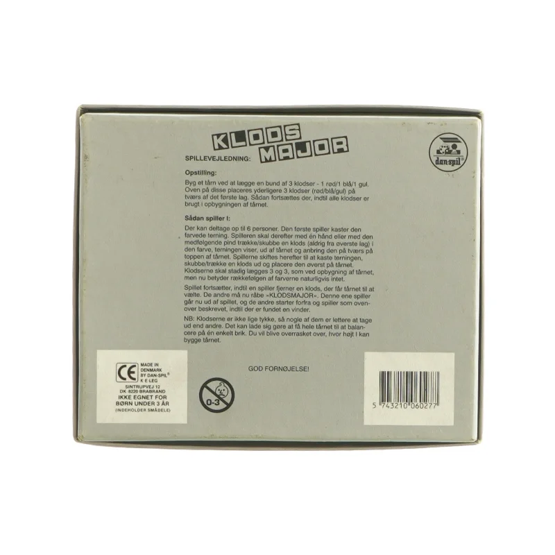 Klodsmajor rejsestørrelse (spil)