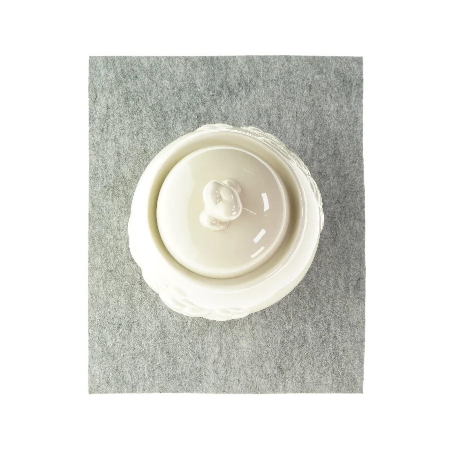 Krukke med låg (str. HØ 28x 15 cm)