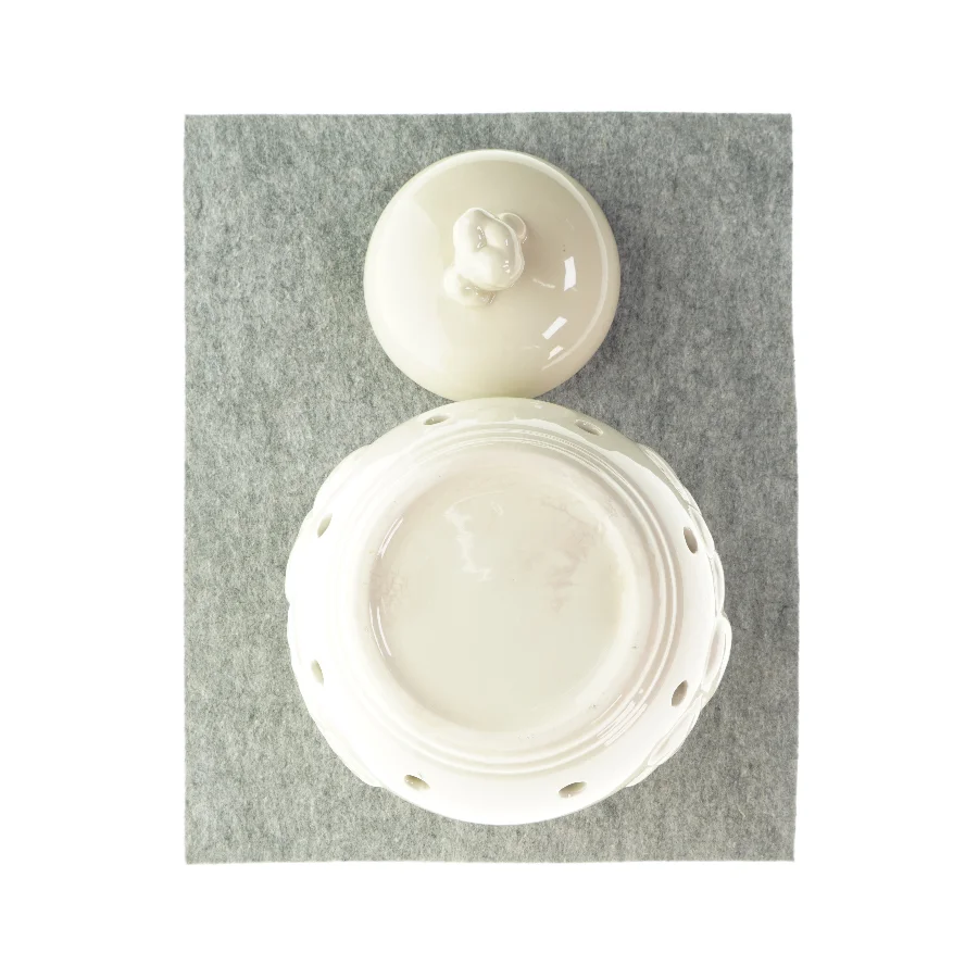 Krukke med låg (str. HØ 28x 15 cm)