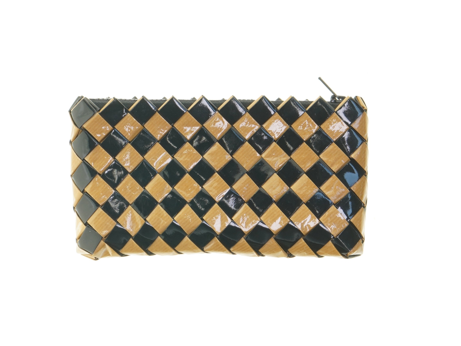Vævet clutch taske (str. 23,5x12 cm)