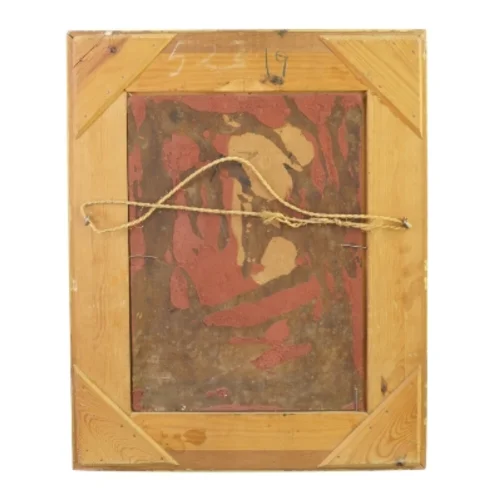 Maleri med guldramme (str. 46 x 37 x 6 cm)