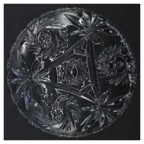 Krystalglas skåle (2) (str. Ø 16 cm)