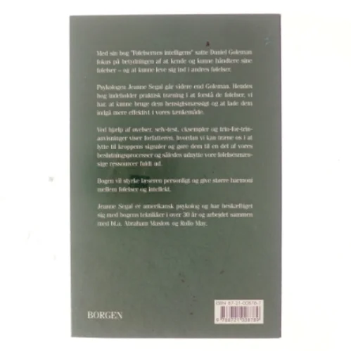 Træn din følelsesmæssige intelligens : en praktisk vejledning af Jeanne Segal (Bog)