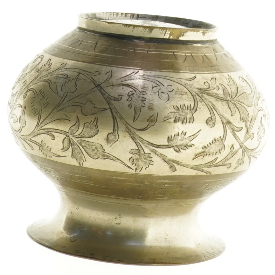 Messingvase (str. 12 x 14 cm)