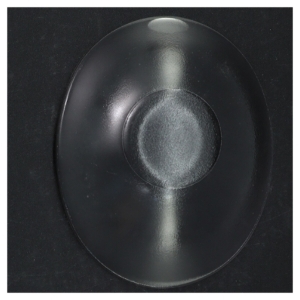 Glasskål fra Royal Copenhagen (str. Størrelsen er ikke angivet, men fadet ser større ud end en almindelig tallerken.)