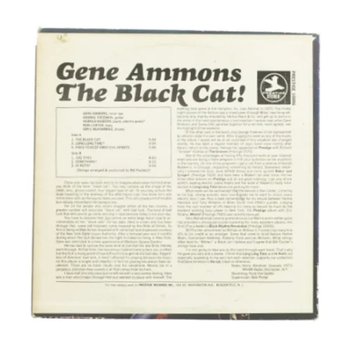 The black cat! af Gene Ammons fra IP