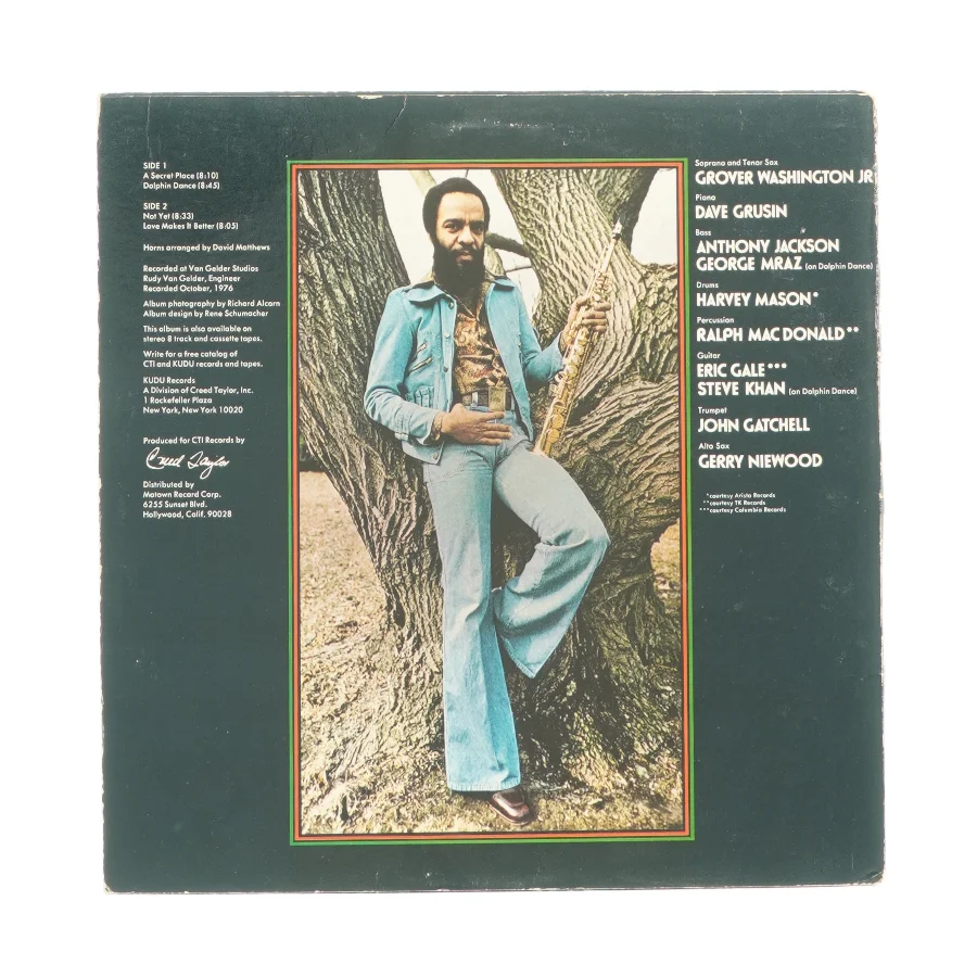 A secret place af Grover Washington Jr. fra LP