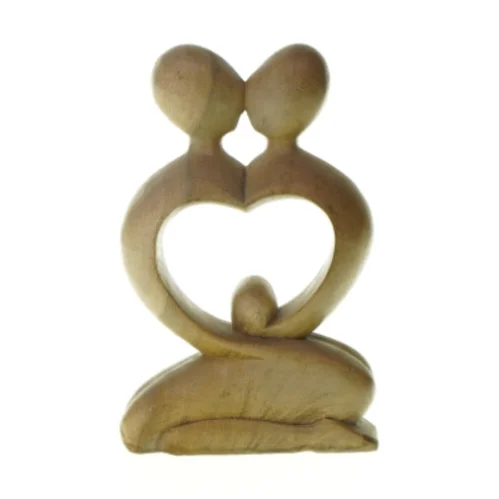 Figur i træ (str. LBH 13x4x19 cm)