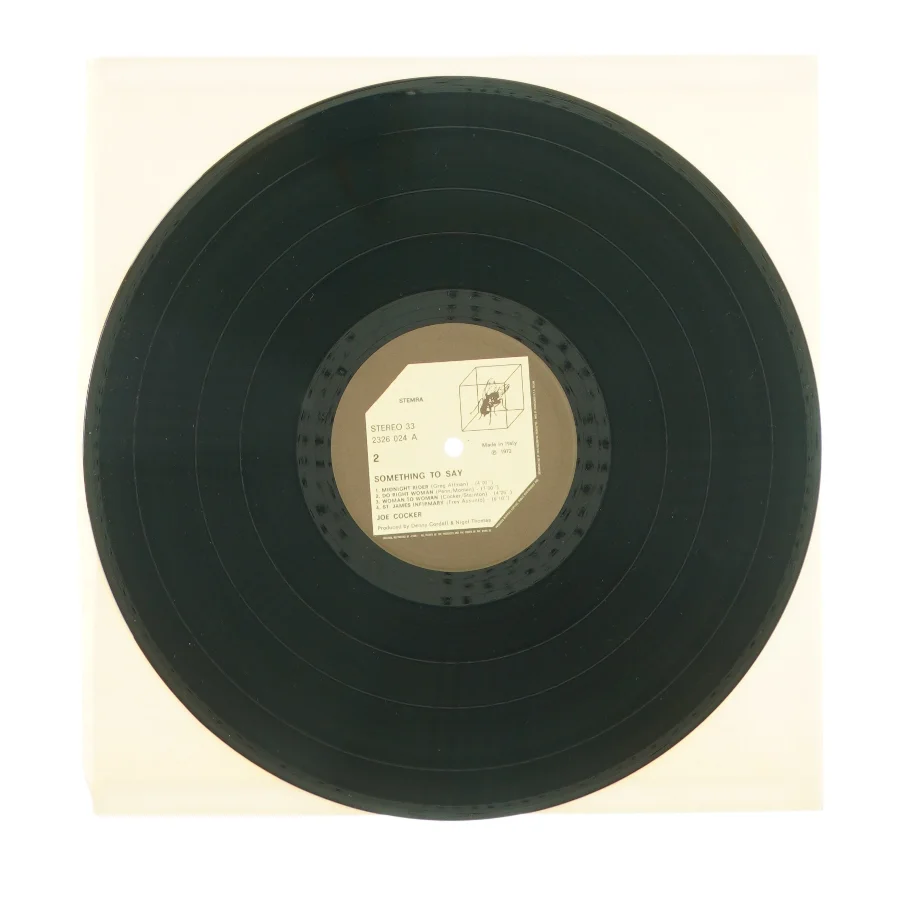 Something to say af Joe Cocker fra LP