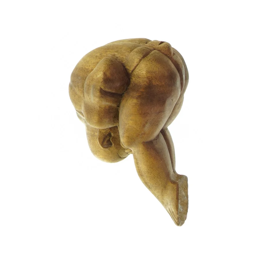 Dekorativ figur i træ  (str. HB:12x14)