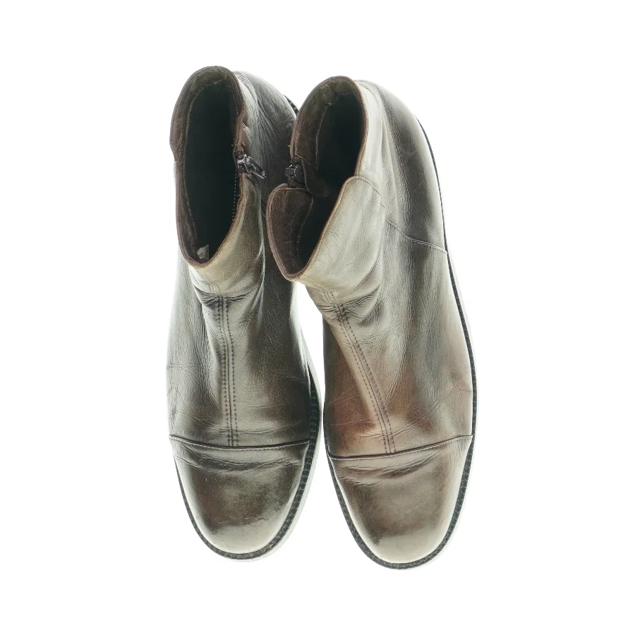 Støvler i brunt læder fra Linea Inbal (str. 41,5)