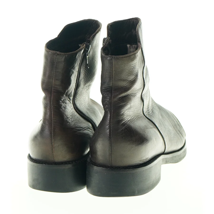 Støvler i brunt læder fra Linea Inbal (str. 41,5)