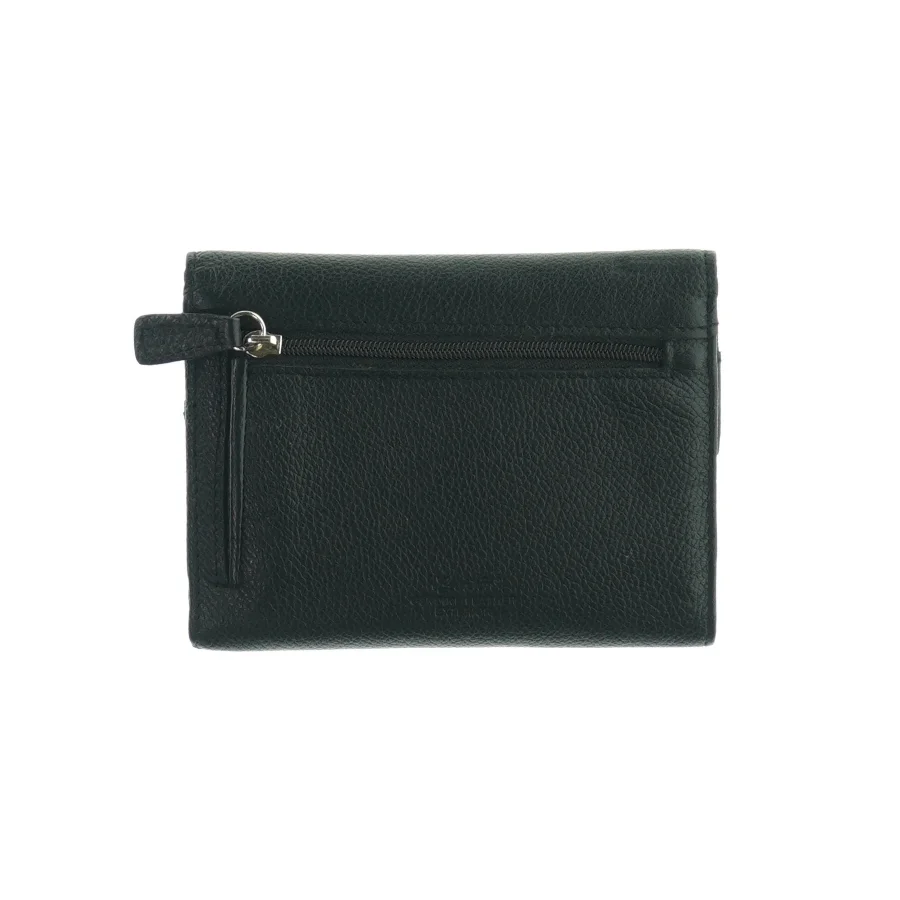 Pung med plads til mange kort. Farve sort. Mærke, BURTON. Størrelse LB. Jorden. 10. fra Burton (str. LB: 14x10 cm)