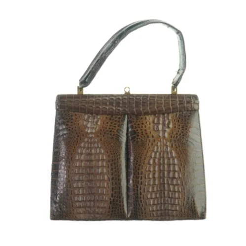 Håndtaske med slangeskind fra Mutans (str. LB 20x25 cm)