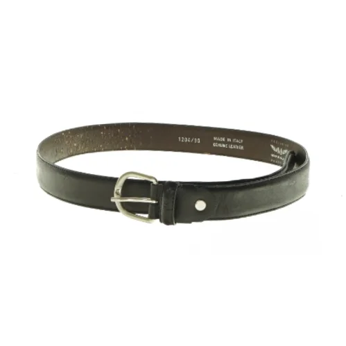 Sort læderbælte fra Morgan (str. L 90)