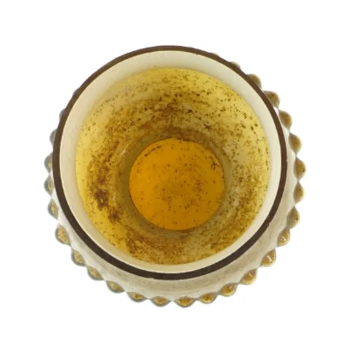 Dekorativ glaskrukke fra Ukendt (str. HØ:14x13)