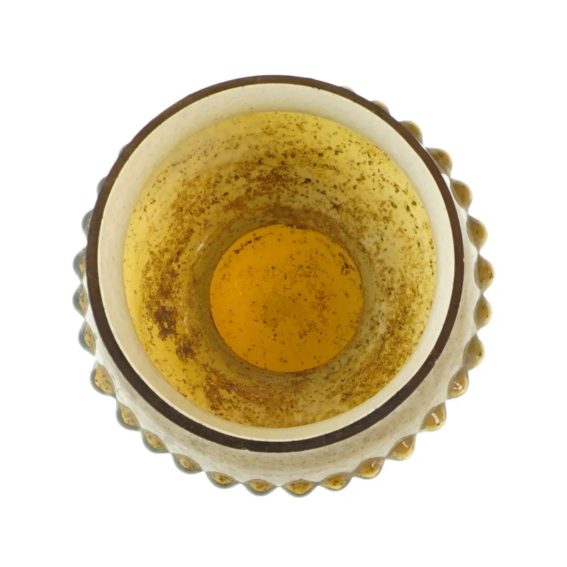 Dekorativ glaskrukke fra Ukendt (str. HØ:14x13)