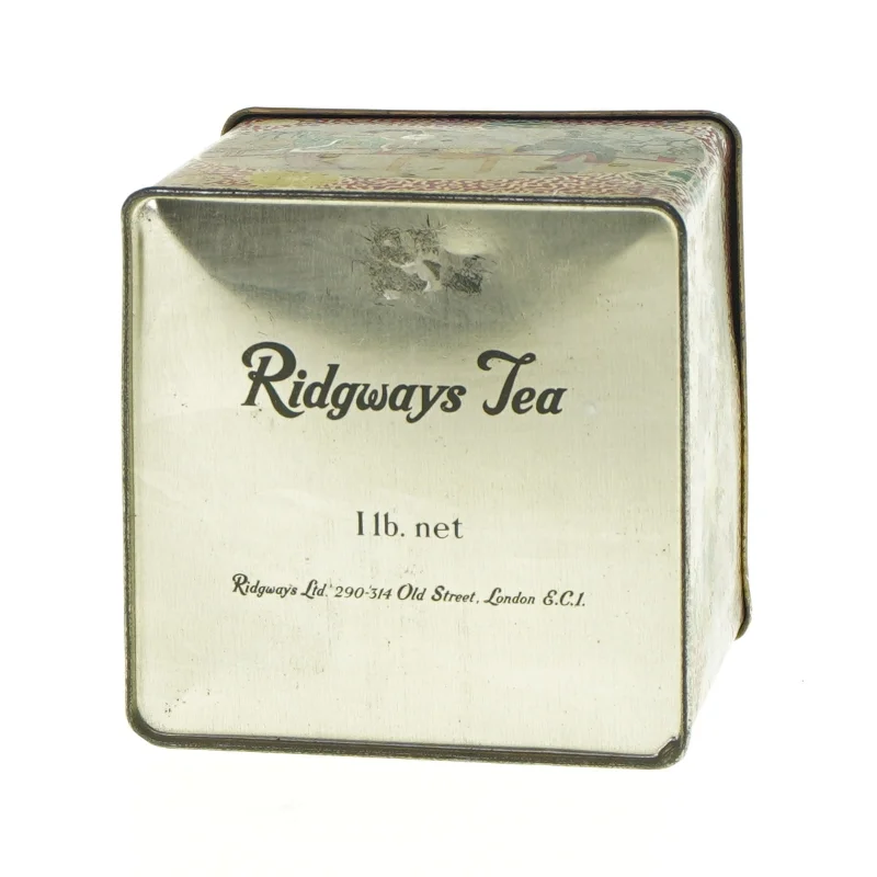 Dåse med print fra Ridgways Jea (str. LBH: 12,5x12,5x12,5cm)