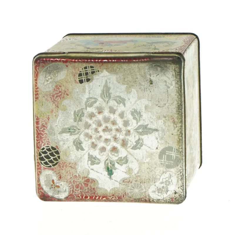 Dåse med print fra Ridgways Jea (str. LBH: 12,5x12,5x12,5cm)