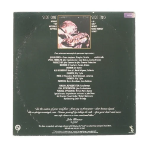 Cry af John Klemmer fra IP