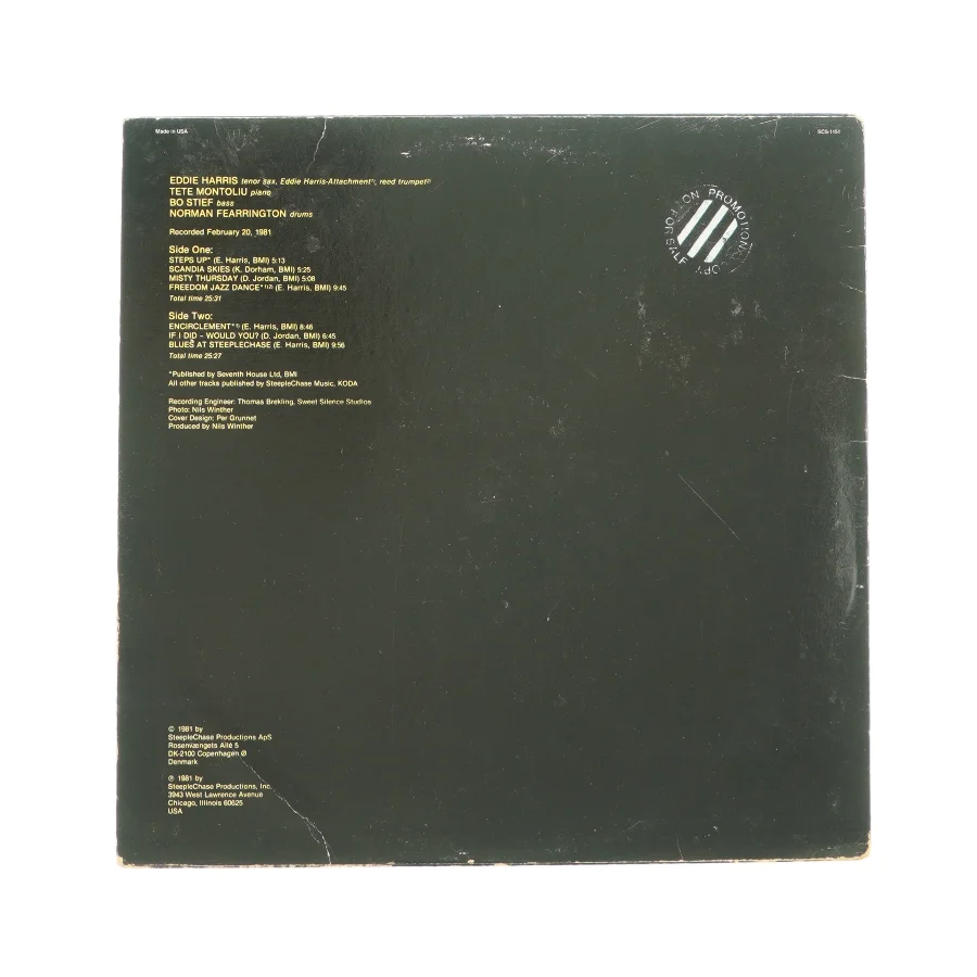 Steps Up af Eddie Harris Quartet fra LP