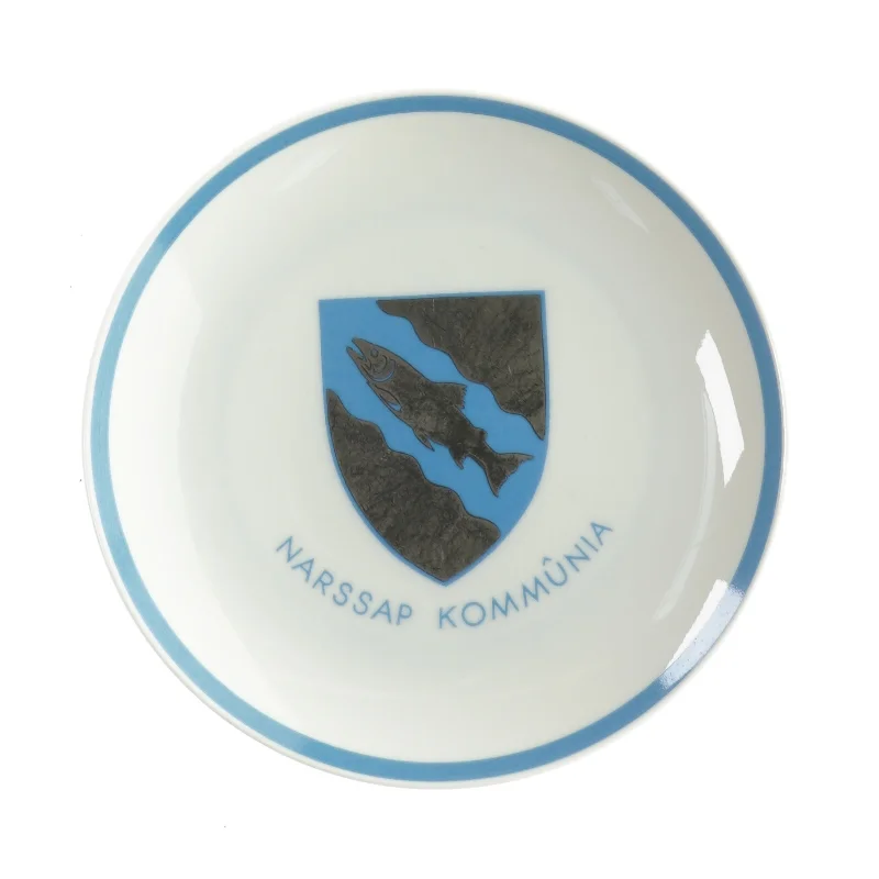 Tallerken med print fra Royal Copenhagen (str. Ø:20)