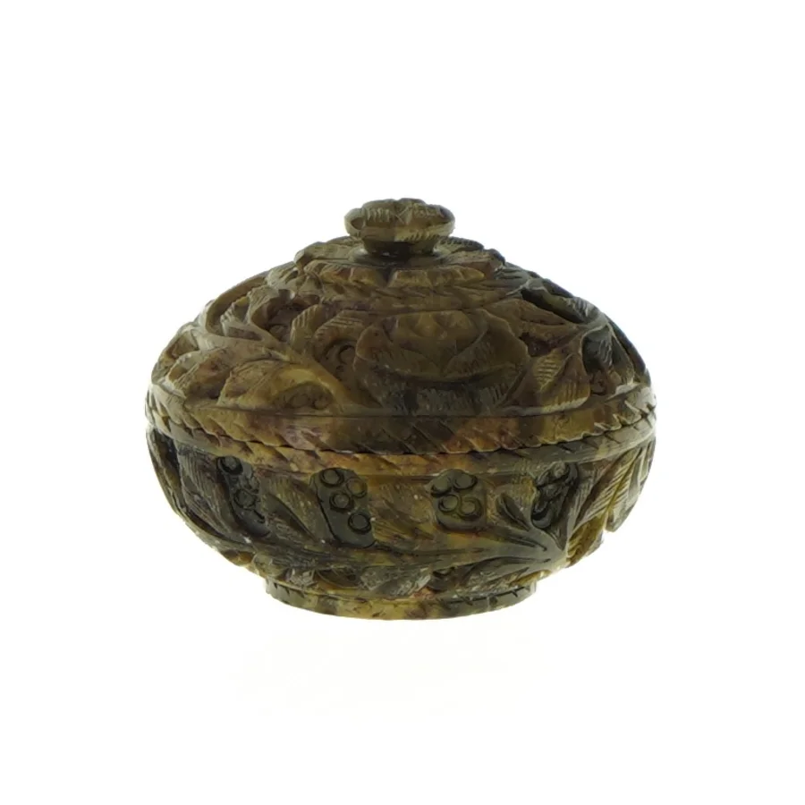 Lille krukke med låg (str. HØ: 6x9 cm)