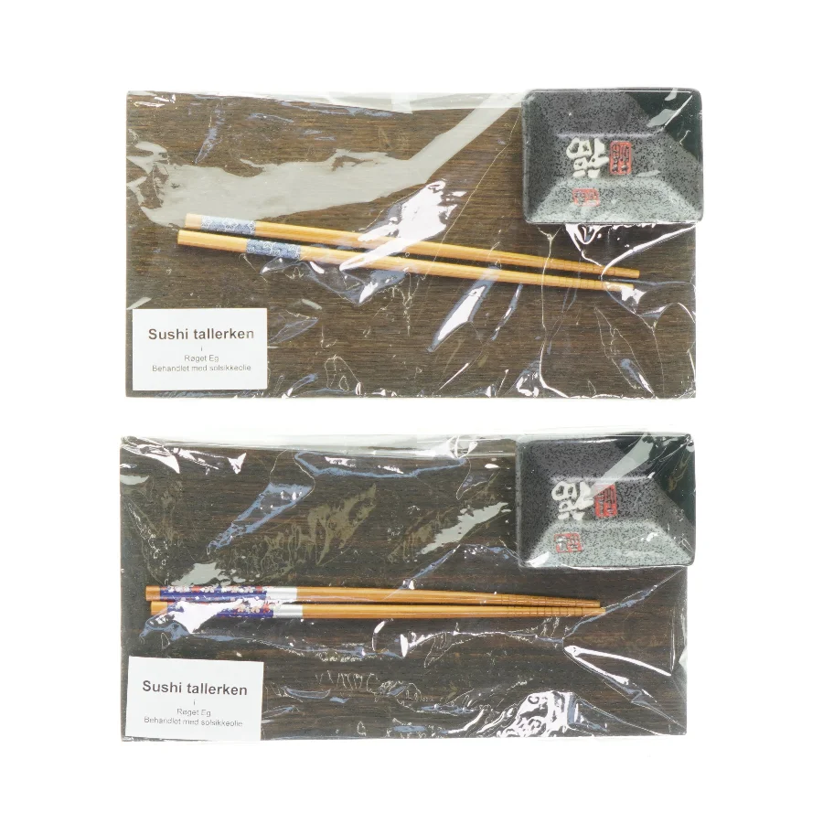 Sushi tallerkner (2 stk) (str. LB: 30x17 cm)