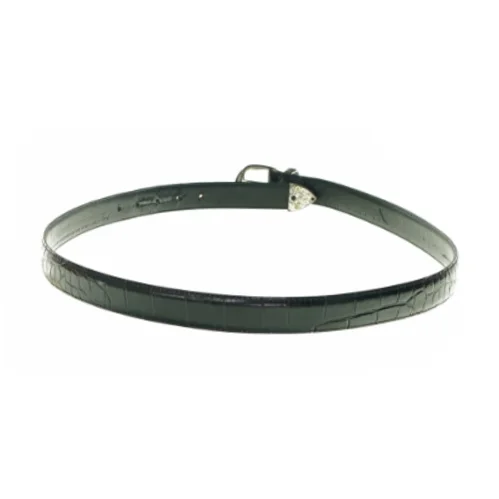 Sort læderbælte fra Levis (str. L: 86-95 cm)