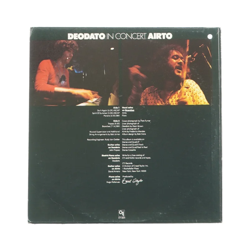 Deodato in concert airto (LP)