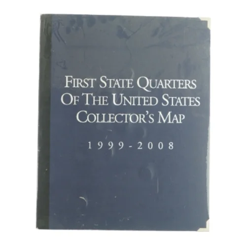 First state quarters of the united states collector´s map fra Bog (str. LB 44 35)