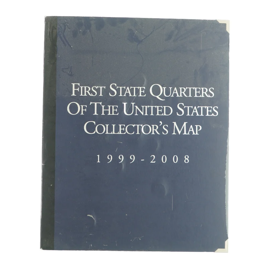 First state quarters of the united states collector´s map fra Bog (str. LB 44 35)
