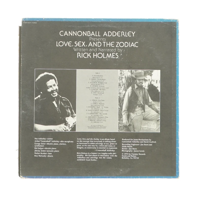 Love, sex and the zodiac af Cannonball Adderley  fra LP
