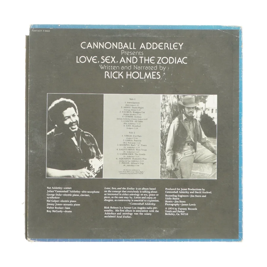 Love, sex and the zodiac af Cannonball Adderley  fra LP