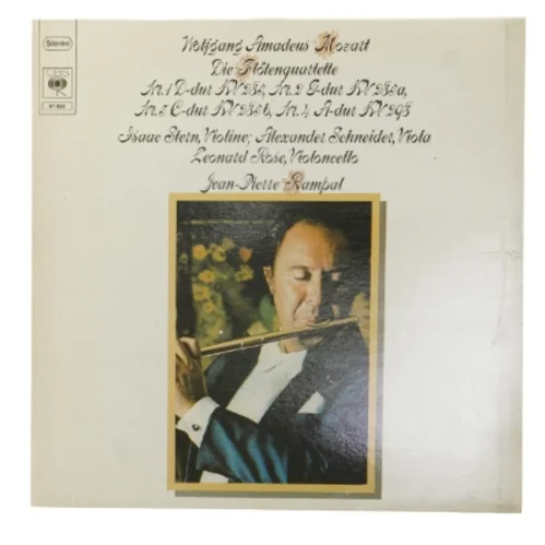 Wolfgang Amadeus Mozart Die Flötenquartette LP fra CBS