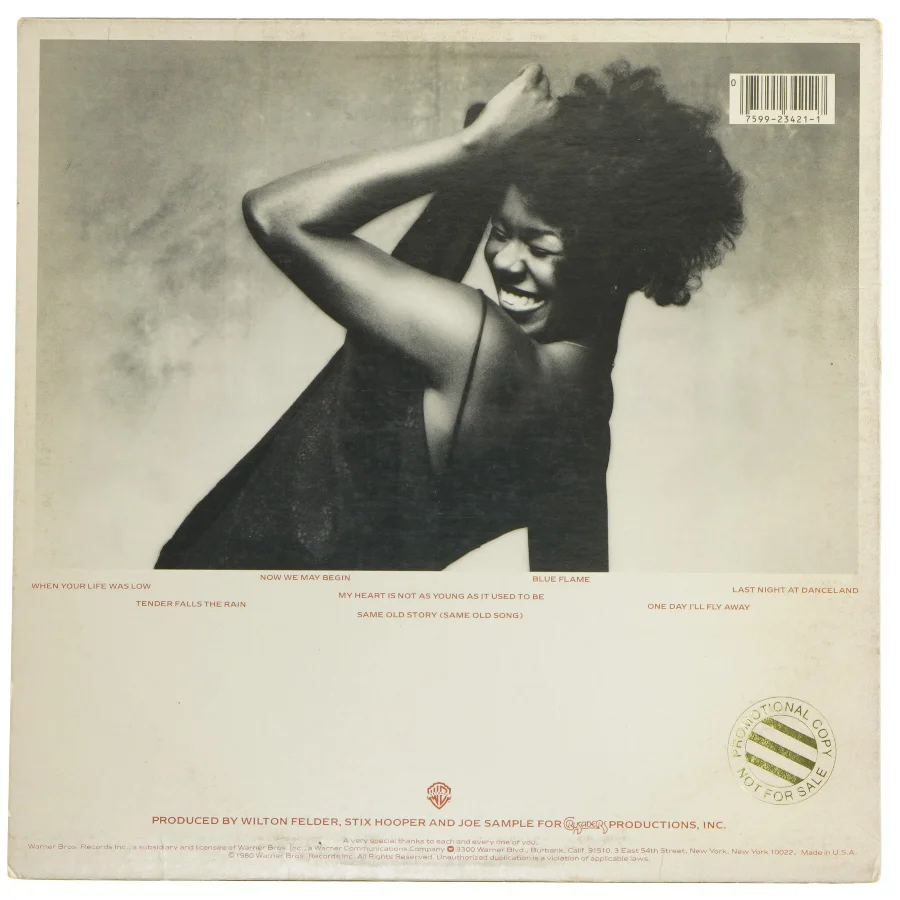 Randy Crawford - Now We May Begin LP