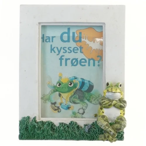 Billedramme med frø-motiv fra SIA Collection (str. 17x13 cm)