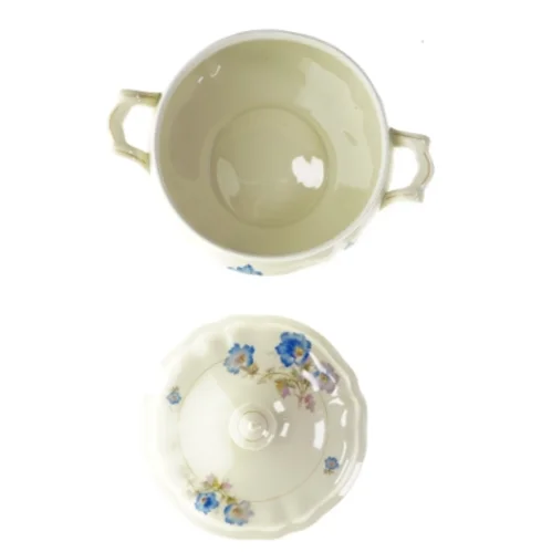 Suppe terin med låg (str. HØ 15x25 cm)