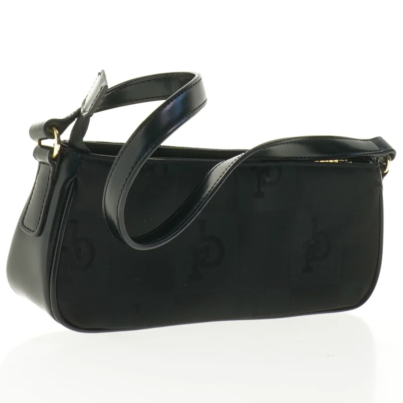 Sort aftenclutch fra Roccobarocco (str. 27 x 10 x 6 cm)