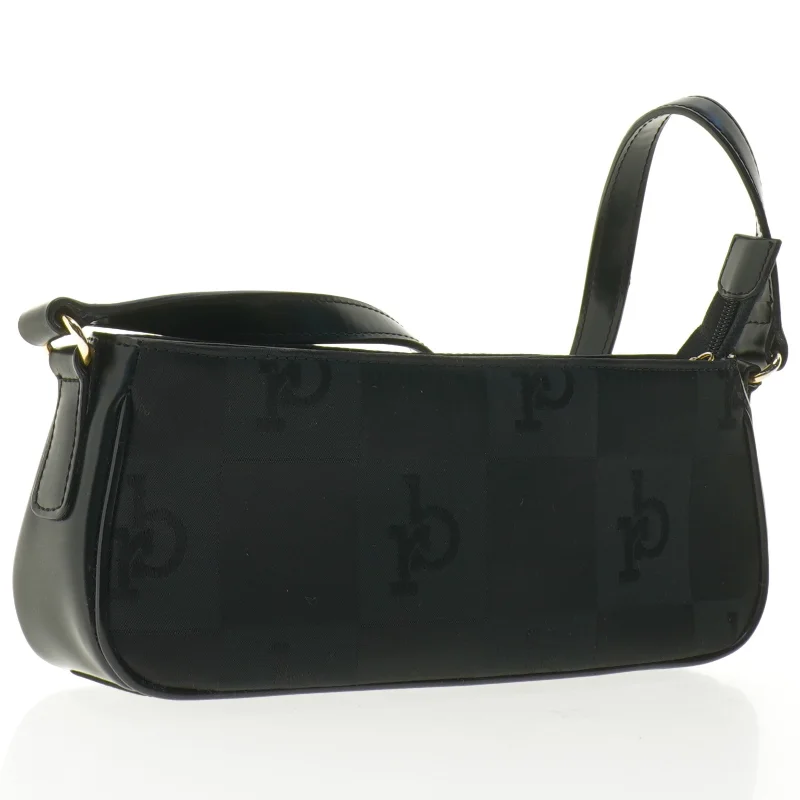 Sort aftenclutch fra Roccobarocco (str. 27 x 10 x 6 cm)