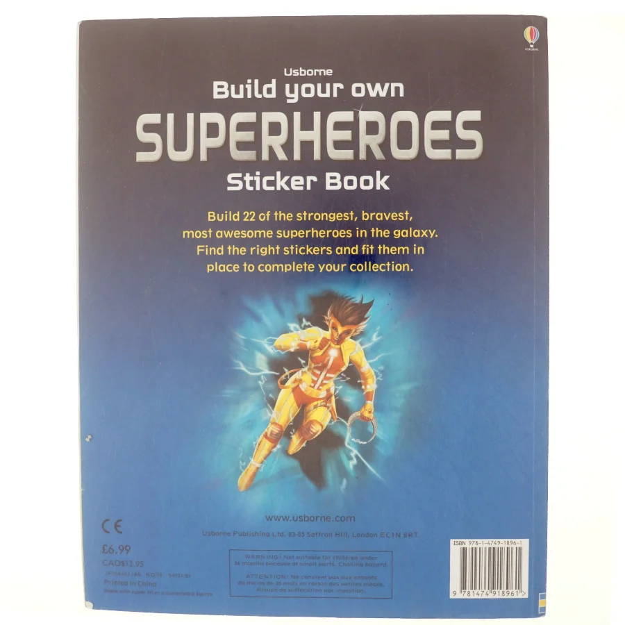 Build Your Own Superheroes Sticker Book af Simon TUDHOPE (Bog)
