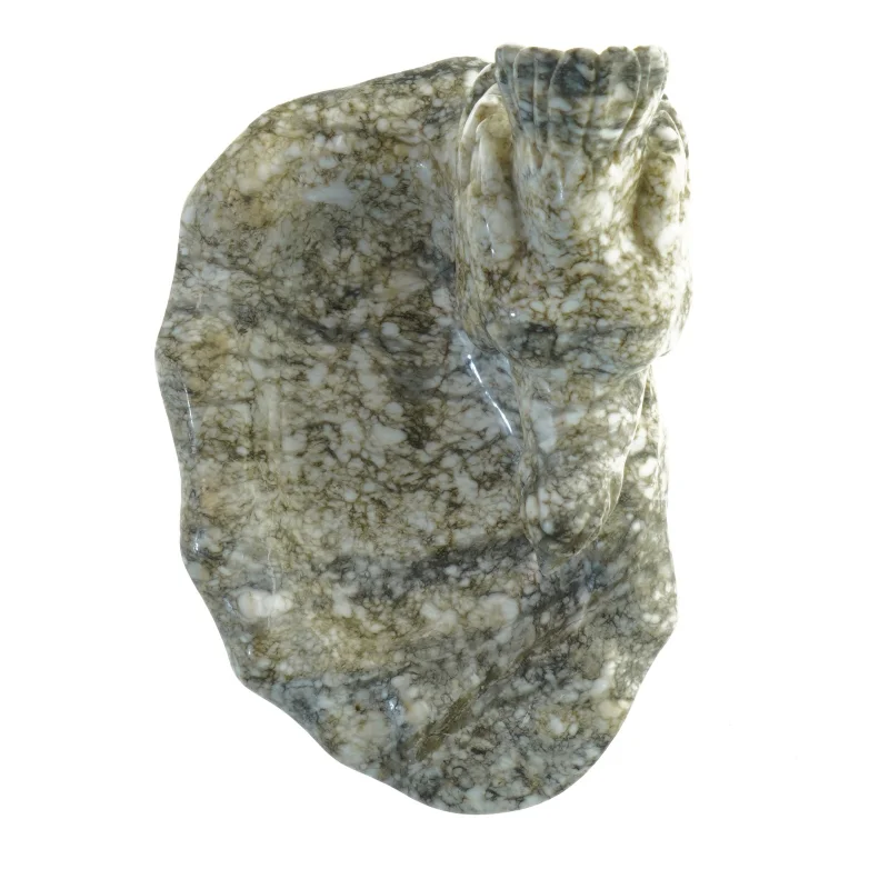 Stenfugl skulptur (str. 18x12 cm)