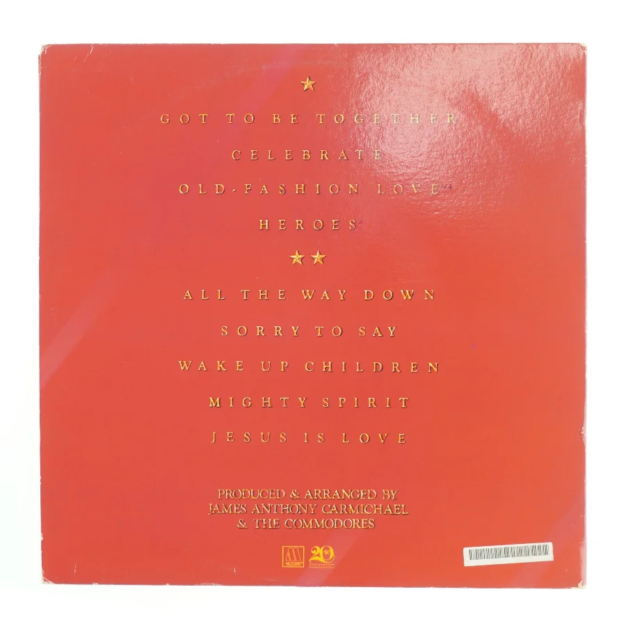 Commodores vinyl album - Heroes (str. Ø. 30 cm)