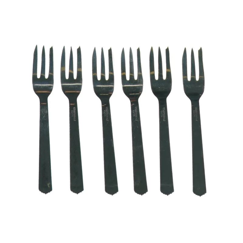 Kagegafler (6 stk.) fra Ukendt (str. L: 14,5cm)